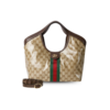 Gucci Giglio Small Tote Bag 9.8in/ 25cm Sand And Brown Gold Hardware For Women ‎‎860845 FAF1L 9653
