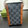 Gucci Horsebit 1955 Mini Crossbody Bag 6.7in/ 17cm Blue And Ivory GG Denim Jacquard Gold Hardware For Women 625615 2KQGG 8375 - Image 5
