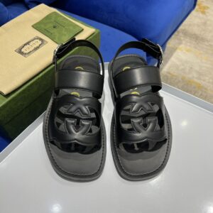 Alternative view of Gucci Interlocking-G Sandal Black For Men 723627 US000 1000