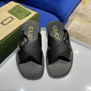 Alternative view of Gucci Interlocking-G Slide Sandal Black For Men 738471 US000 1000