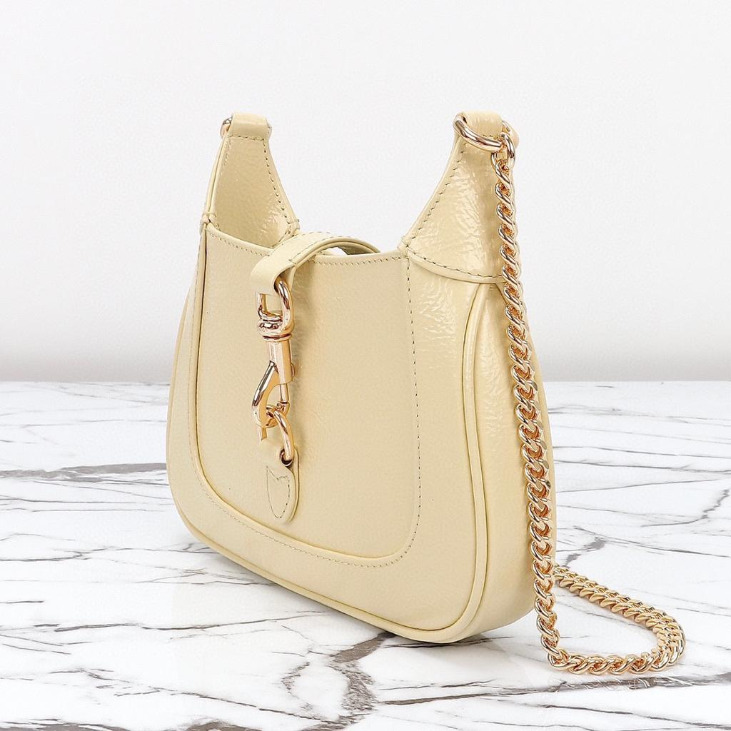 Gucci Jackie Notte Mini Crossbody Bag 7.7in/ 19.5cm Light Yellow Gold Hardware For Women 782889 0P50G 7550 - Image 5