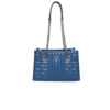 Gucci Marmont Small Matelasse Tote Bag 10.4in/ 26.5cm Blue Palladium Hardware For Women ‎‎675796 UM8BF 4340