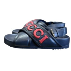 Gucci Men's Sandal Navy Blue For Men 742024 AABYS 4058