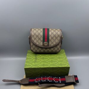 Alternative view of Gucci Ophidia GG Small Shoulder Bag Beige And Brown For Women, Women's Bags 9.1in/23cm GG