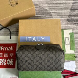 Alternative view of Gucci Ophidia GG Toiletry Case Supreme Canvas Grey 10.2in/26cm ‎‎‎572767 UULBN 1244