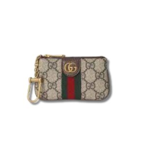 Gucci Ophidia Key Case Supreme Canvas Beige For Women‎ 4.9in/12.5cm 671722 96IWG 8745