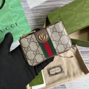 Alternative view of Gucci Ophidia Key Case Supreme Canvas Beige For Women‎ 4.9in/12.5cm 671722 96IWG 8745