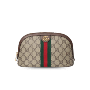 Gucci Ophidia Cosmetic Case Large Clutch & Pouch 9in/ 23cm Beige Gold Hardware 625551 96IWG 8745