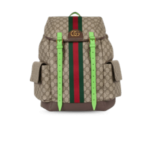 Gucci Ophidia Medium Backpack 15.7in/ 40cm Beige Gold Hardware For Men 598140 FADEB 9750