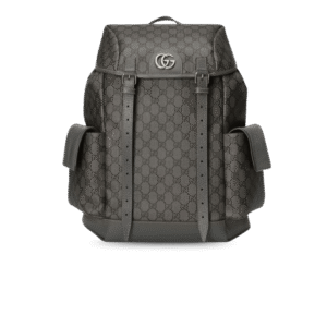 Gucci Ophidia Medium Backpack 15.7in/ 40cm Grey Palladium Hardware For Men 598140 FABHU 8863