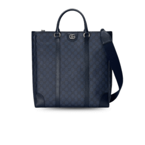 Gucci Ophidia Medium Tote Bag 15in/ 38cm Blue Palladium Hardware For Men 763316 FACJY 8441