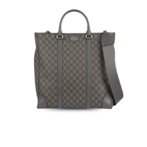 Gucci Ophidia Medium Tote Bag 15in/ 38cm Grey/ Black Silver Hardware For Men 763316 FACJY 1244
