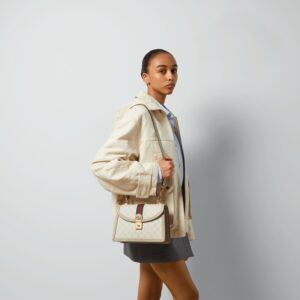 Alternative view of Gucci Ophidia Small Top Handle Bag 9.8in/25cm Beige Gold Hardware For Women 651055 UULAG 9682‎