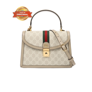 Gucci Ophidia Small Top Handle Bag 9.8in/25cm Beige Gold Hardware For Women 651055 UULAG 9682‎