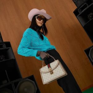 Alternative view of Gucci Ophidia Small Top Handle Bag 9.8in/ 25cm Beige/ White Gold Hardware For Women 651055 UULAG 9682