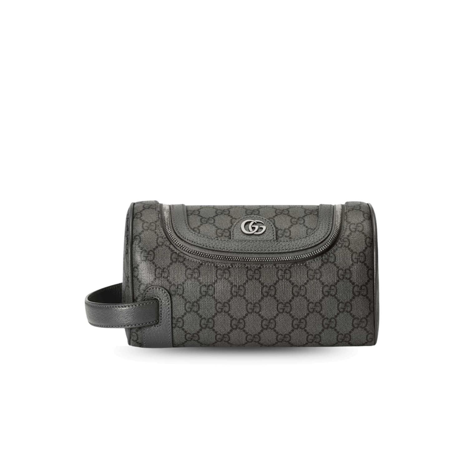 Gucci Ophidia Toiletry Case Clutch & Pouch 11in/ 28cm Grey Palladium Hardware For Men 739670 UULBN 1244