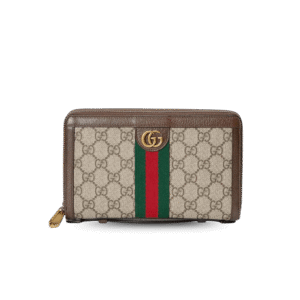 Gucci Ophidia Travel Case Clutch & Pouch 8.3in/ 21cm Beige Gold Hardware For Men 751610 96IWT 8745