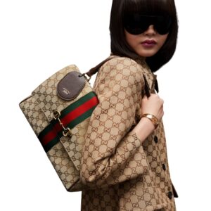Alternative view of Gucci Paparazzo Medium Top Handle Bag 12.6in/ 32cm Sand Gold Hardware 875018 FAFV9 9653