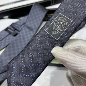 Alternative view of Gucci Pattern Silk Tie Black For Men