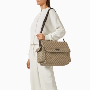 Alternative view of Gucci Plus Diaper Shoulder Bag 17.3in/ 44cm Beige Gold Hardware 211131 KGDIG 8588