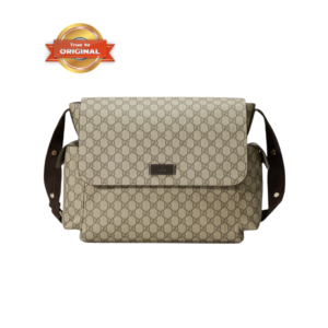 Gucci Plus Diaper Shoulder Bag 17.3in/ 44cm Beige Gold Hardware 211131 KGDIG 8588