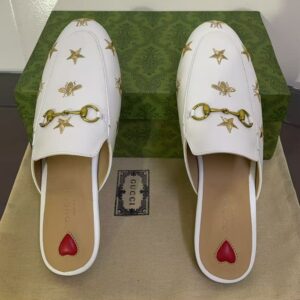 Alternative view of Gucci Princetown Slipper With Bee Stars Beige For Women GG