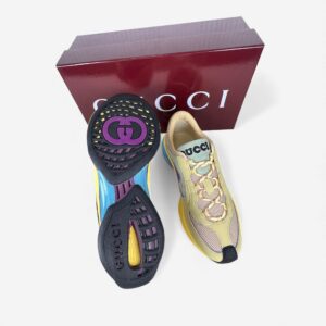 Alternative view of Gucci Women's Gucci Run Sneaker Yellow For Women- 746939 AAB62 9342