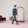 Gucci Savoy Large Duffle Bag 20.5in/ 52cm Beige Gold Hardware For Men 724612 9C2ST 8746 - Image 3
