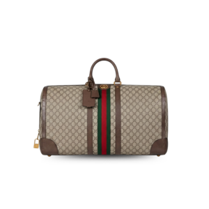 Gucci Savoy Large Duffle Bag 20.5in/ 52cm Beige Gold Hardware For Men 724612 9C2ST 8746