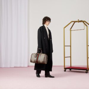 Alternative view of Gucci Savoy Medium Duffle Bag Beige 17.3 In/ 44 Cm 724642 9C2ST 8746