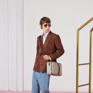 Alternative view of Gucci Savoy Shoe Case Beige For Men 10.2 in/ 26 cm 752587 9C2ST 8746