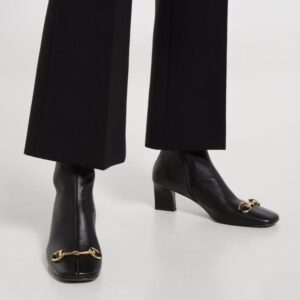Alternative view of Gucci Signora Booties Black For Women ‎865405 AAGGW 1000
