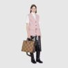 Gucci Tote Bag With Jumbo Camel And Ebony Jumbo GG Canvas For Women 14.6in/37cm ‎678839 UKMDG 2570 - Image 2