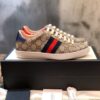 Gucci Women's Ace GG Supreme Sneaker Brown For Women GG 499410 96G50 9768