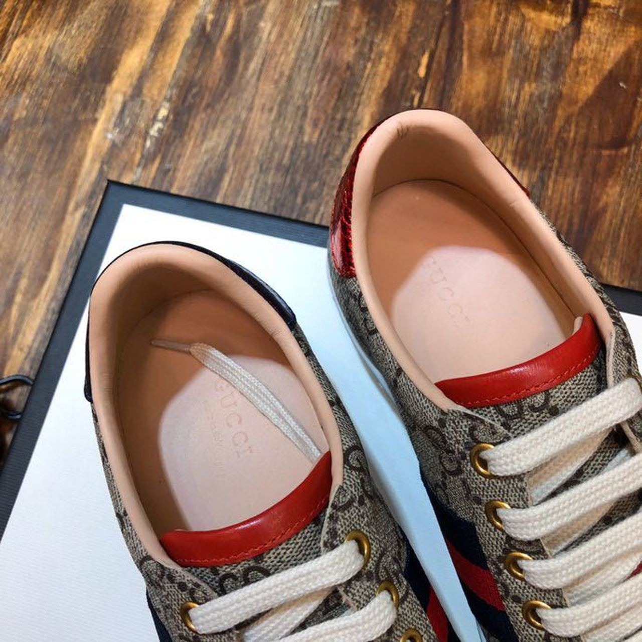 Gucci Women's Ace GG Supreme Sneaker Brown For Women GG 499410 96G50 9768 - Image 3