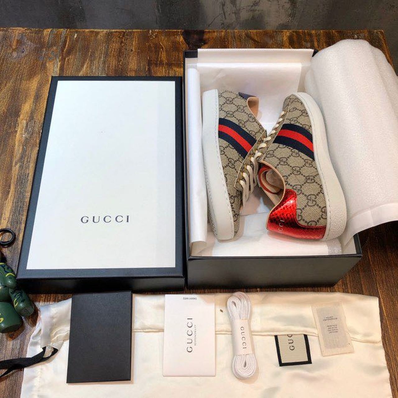Gucci Women's Ace GG Supreme Sneaker Brown For Women GG 499410 96G50 9768 - Image 5
