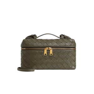 Bottega Veneta Bang Bang Vanity Case 9.1in/ 23cm Cypress Gold Hardware For Women 789109V3IV13228