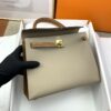 Hermes Kelly 25 Sellier Epsom Etoupe/Brown Bag For Women, Women's Handbags, Shoulder Bags 10in/25cm - Image 3