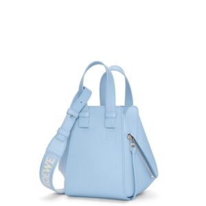 Loewe Hammock Compact Bag Dusty Blue For Women A538H13X14- 8.2 Inches/ 20.8 Cm