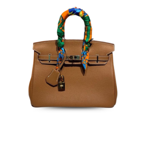 Hermes Birkin Top Handle Bag 11.8in/ 30cm Brown Semi Handstitched Gold Hardware For Women