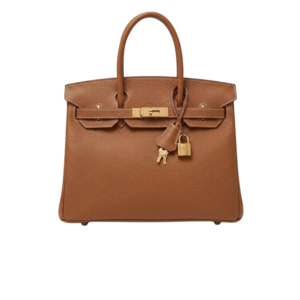 Hermes Birkin Top Handle Bag 12in/ 30cm Brown Togo Gold Hardware Bag For Women