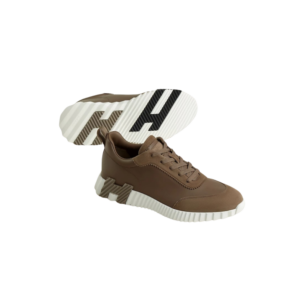 Hermes Bouncing Sneakers Etoupe For Men H221898ZHX3410