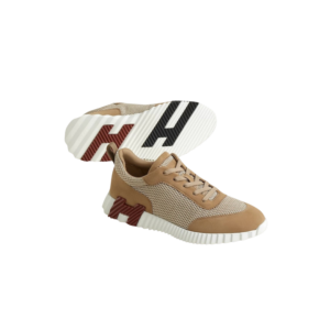 Hermes Bouncing Sneakers Beige Argile For Men H232856ZH1J410