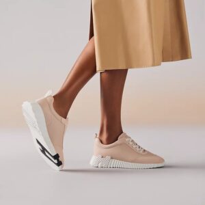 Alternative view of Hermes Bouncing Sneakers Rose Palomino For Women H221176Z KG340