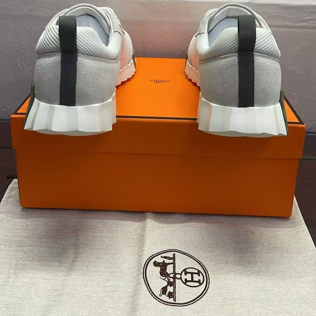 Hermes Bouncing Sneakers White For Men