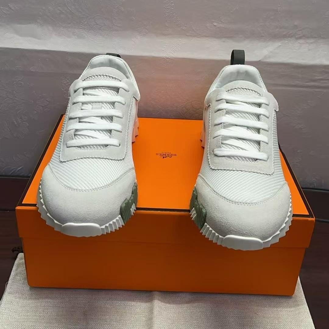 Hermes Bouncing Sneakers White For Men