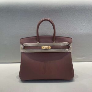 Alternative view of Hermes Birkin 25 Beton Swift Bordeaux For Women 25cm / 9.8in