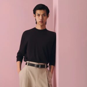 Alternative view of Hermes Cape Cod 32mm Reversible Belt Macassar/ Brown For Men H012222UKAA085
