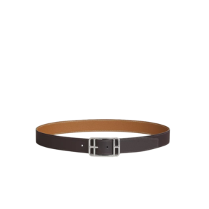 Hermes Cape Cod 32mm Reversible Belt Macassar/ Brown For Men H012222UKAA085