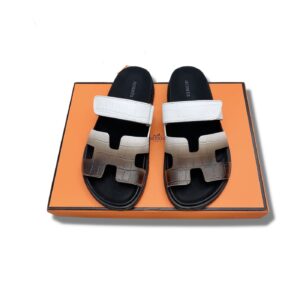 Hermes Chypre Sandal White For Men